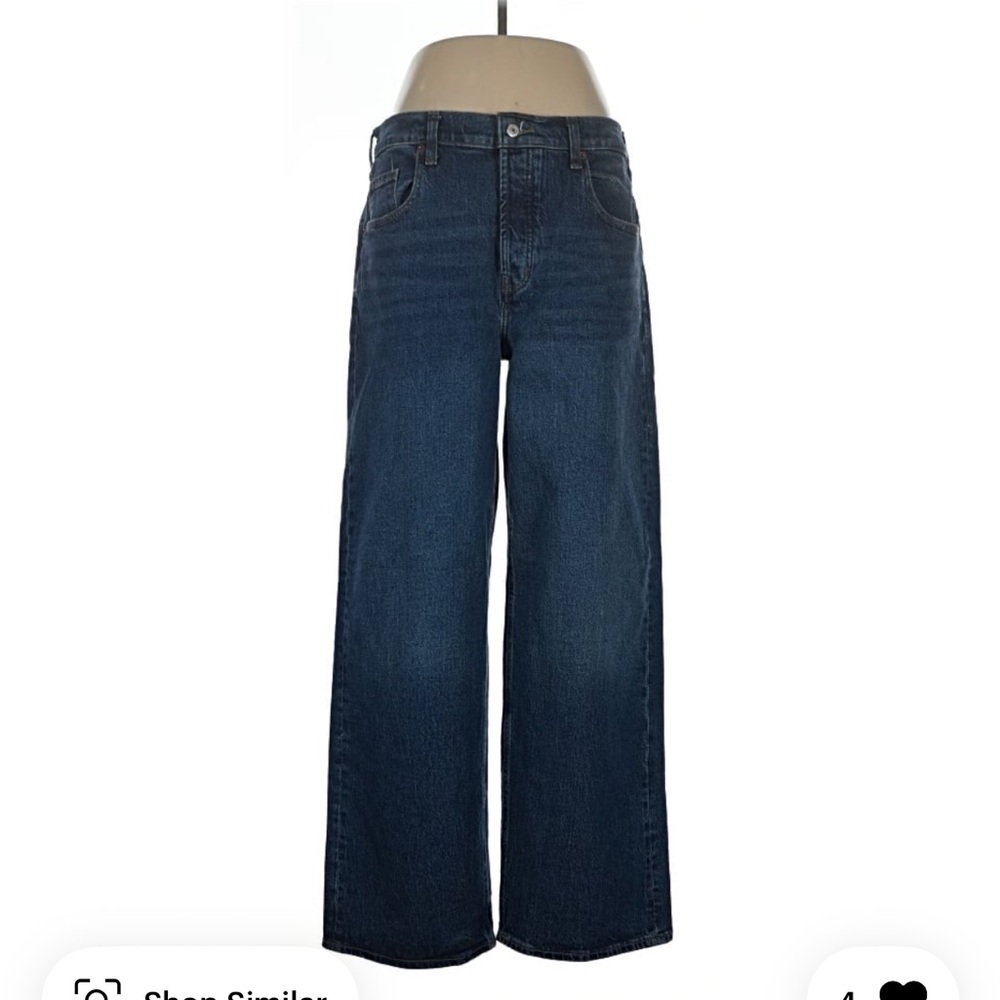 Old Navy Women's Deep Indigo Wide-Leg Jeans